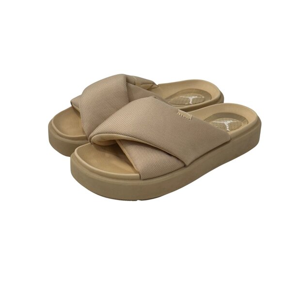 Womens Air Jordan Sophia Slide Sandals Sesame/White Size 7 Platform Slippers - Picture 2 of 13